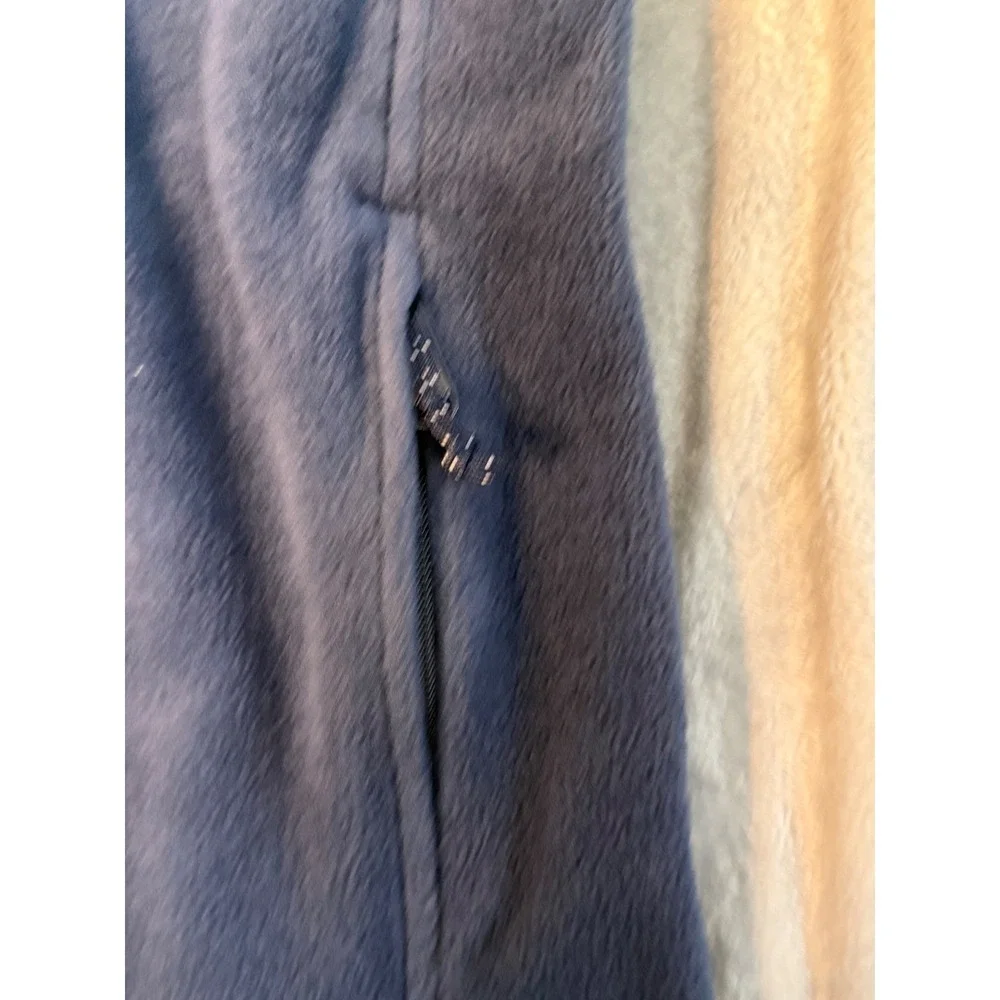 Columbia Sportswear Mens Full Zip Fleece Jacket Blue Grey Mock Neck Size M - Picture 5 of 7